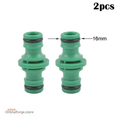 1/2’’ 3/4’’ 1’’ Garden Hose Quick Connector - Stopwater Plastic Coupler for Tap & Watering Gun