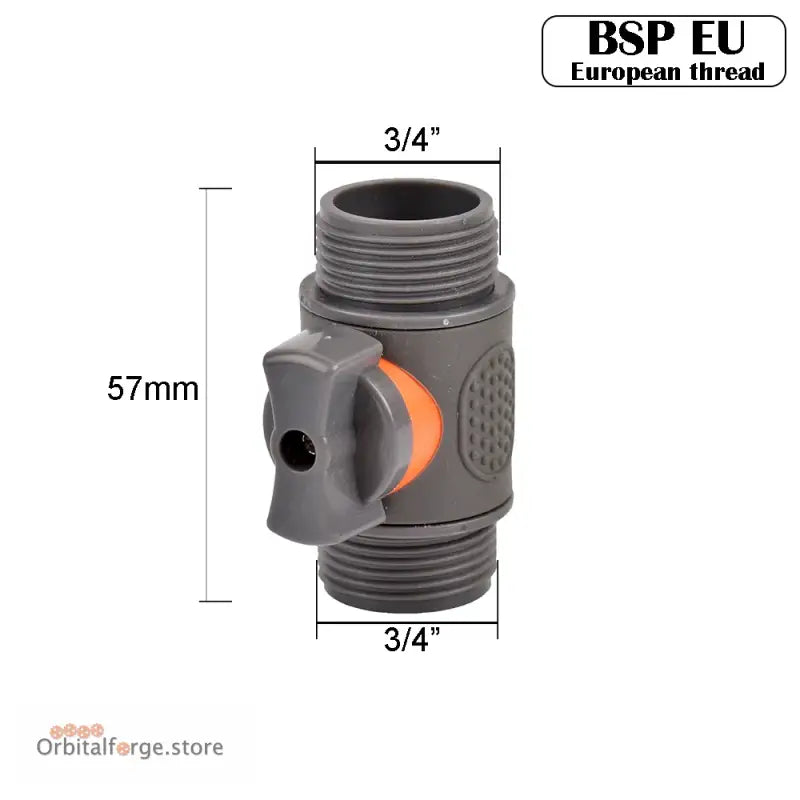 1/2’’ 3/4’’ 1’’ Garden Hose Quick Connector - Stopwater Plastic Coupler for Tap & Watering Gun