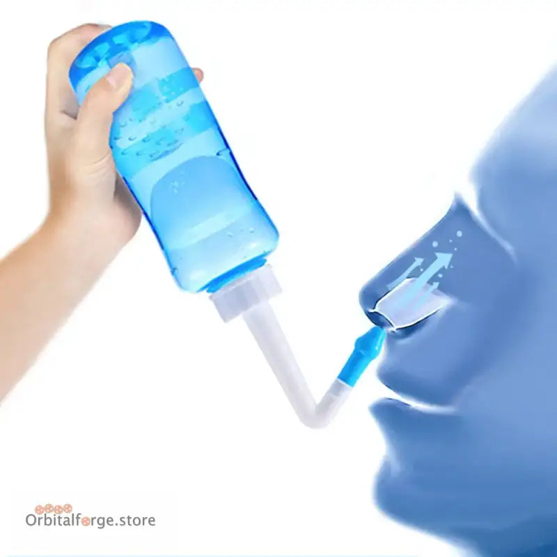 300ml/500ml Nasal Irrigator - Automatic Sinus Rinse Cleaner for Allergy Prevention.