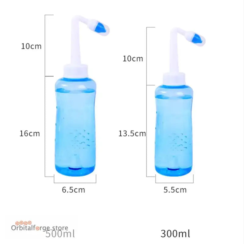 300ml/500ml Nasal Irrigator - Automatic Sinus Rinse Cleaner for Allergy Prevention.