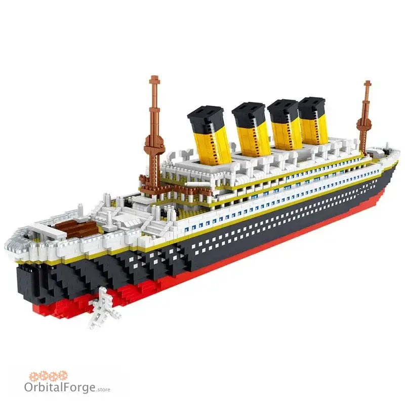 4000 + Piece Titanic Model Cruise Ship Building Blocks - Boat Bricks Collection for DIY Construction & Gifts - 4173pcs