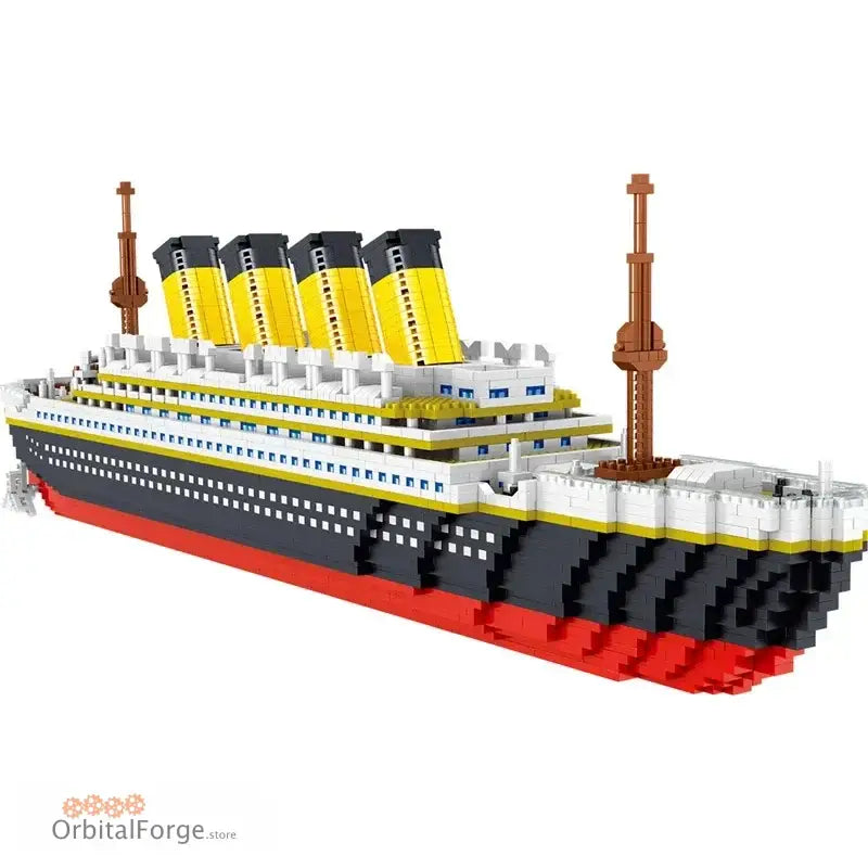 4000 + Piece Titanic Model Cruise Ship Building Blocks - Boat Bricks Collection for DIY Construction & Gifts - 4173pcs