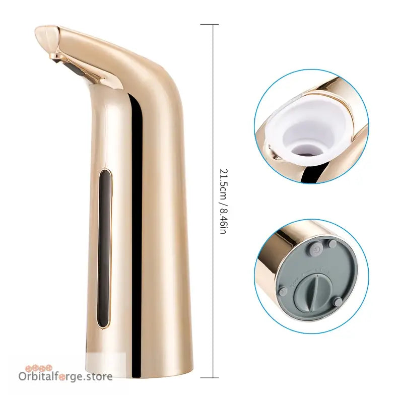 400ML Automatic Soap Dispenser - Touchless Hands-Free Liquid Container for Kitchen & Bathroom