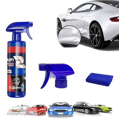 500ML/120ML 3-in-1 High Protection Car Coating Spray - Ceramic Car Wax Polish Wash & Hydrophobic Top Coat