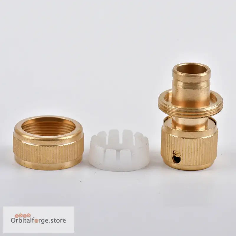 Brass Hose Quick Connector Fittings - 1/2’’ 5/8’’ 3/4’’ 1’’ Copper Thread Tap Adapter for Garden Watering