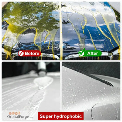 Ceramic Coating Car Nano Agent - Crystal Liquid for Hydrophobic Anti-Scratch Protection Car Wax & Polish