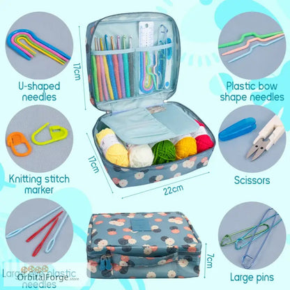 Knitting supply organizer.