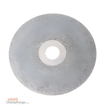 Circular metallic grinding disc for Diamond-Coated Flat Lap Wheel with center hole