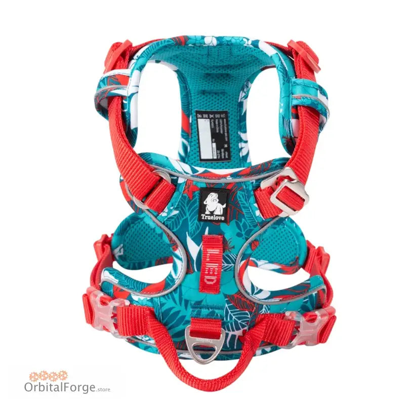 DogDog No Pull Dog Harness - Multiple Colours Reflective Nylon Adjustable Step-In Comfort for All Seasons - CAMOUFLAGE