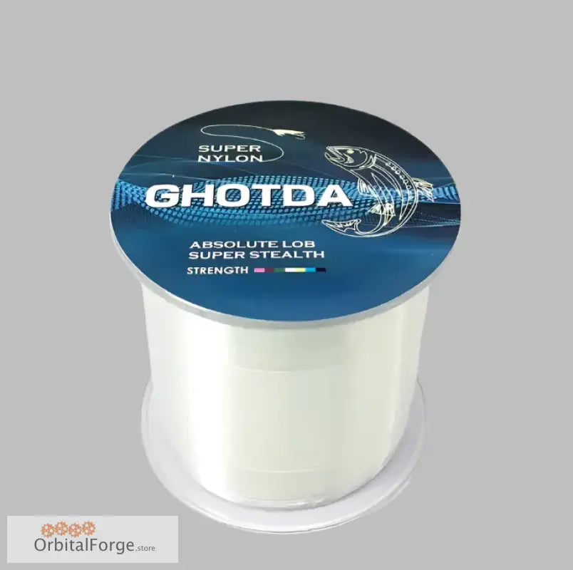 Clear Ghotda 500m Nylon Fishing Line in blue packaging for carp and sea fishing