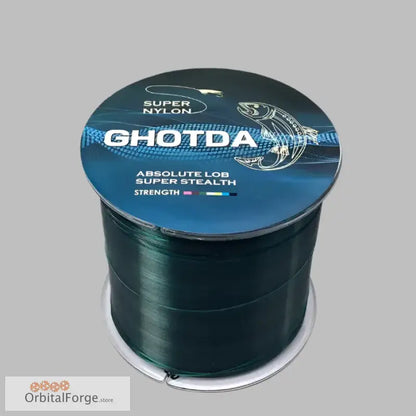 Spool of Ghotda Dark Green Nylon Fishing Line 500m for rock and sea fishing