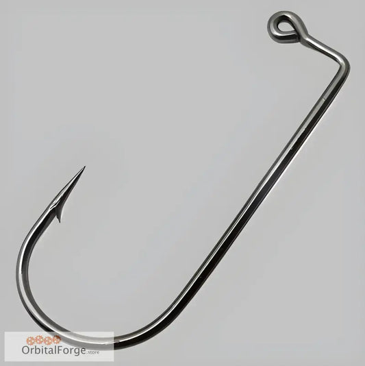 Sharp High Carbon Steel Aberdeen Fishing Hook with eye loop for freshwater and saltwater