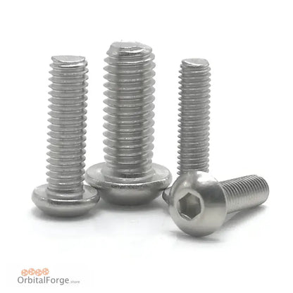 M2-M8 304 A2 Hex Socket Button Head Screws - Stainless Steel Allen Bolts for Metalworking CE Certified - Stainless