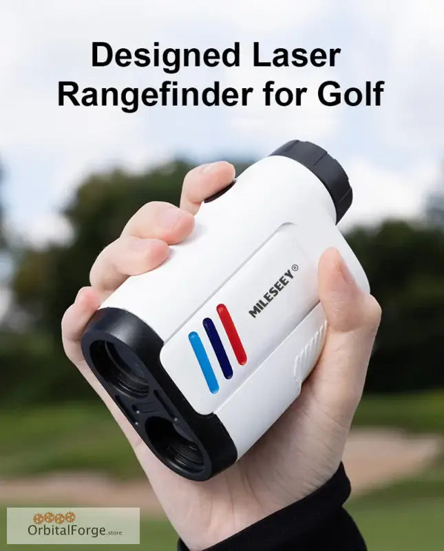 Mileseey PF2E Laser Rangefinder - 400m/600m Mini 6x Telescope for Golf & Hunting Measures Distance Angle & Speed