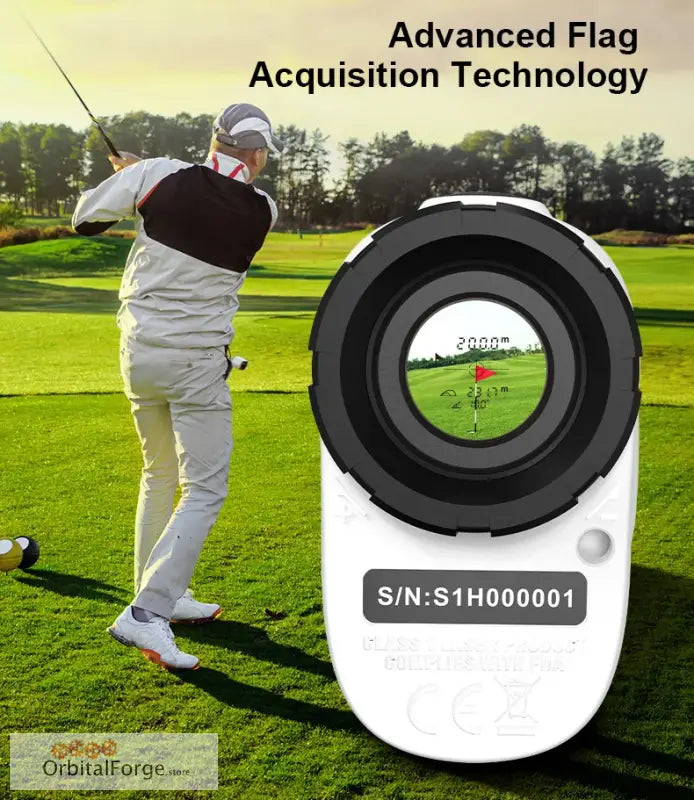 Mileseey PF2E Laser Rangefinder - 400m/600m Mini 6x Telescope for Golf & Hunting Measures Distance Angle & Speed