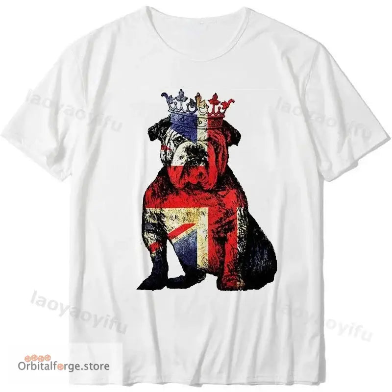 New England London Union Flag T-Shirt - Unisex Retro Streetwear Breathable Patriotic Tee in Sizes XS-4XL - British Bull