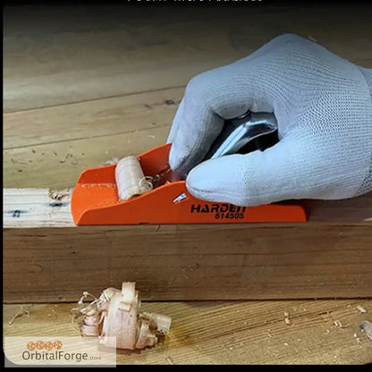 Orange hand plane.