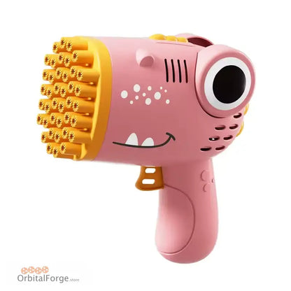 Pink monster bubble gun.