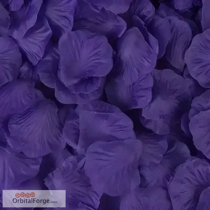 Purple rose petals arranged in a repeating pattern.