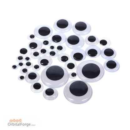 Self-Adhesive Wiggly Googly Eyes for Craft Projects