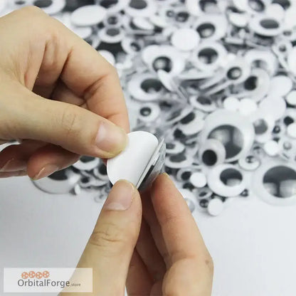 Self-Adhesive Wiggly Googly Eyes for Craft Projects