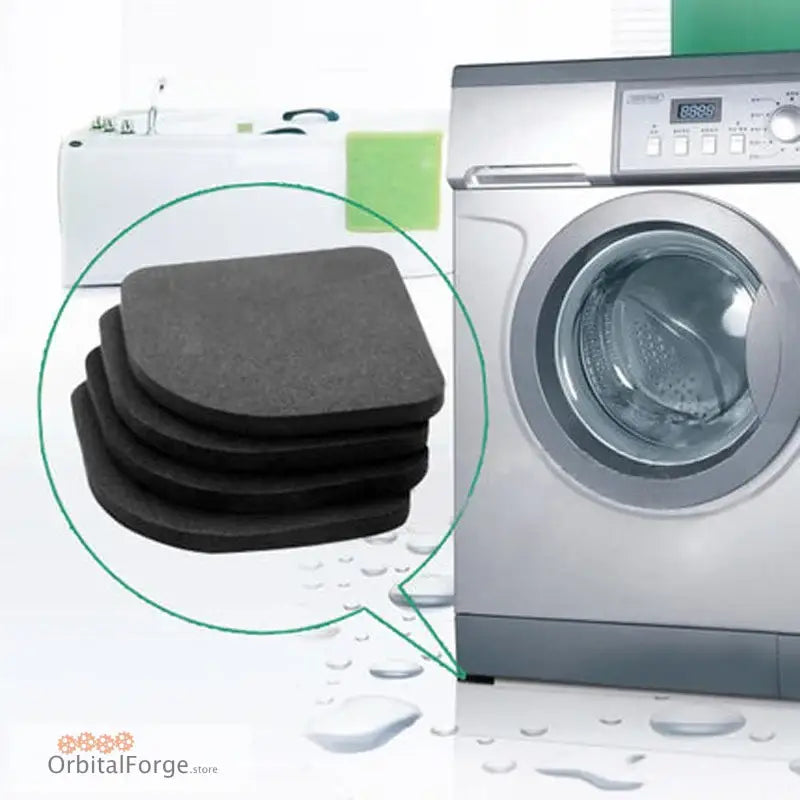 Anti-vibration pads for washing machines and appliances.