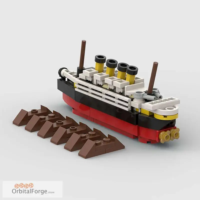 Lego Titanic model.