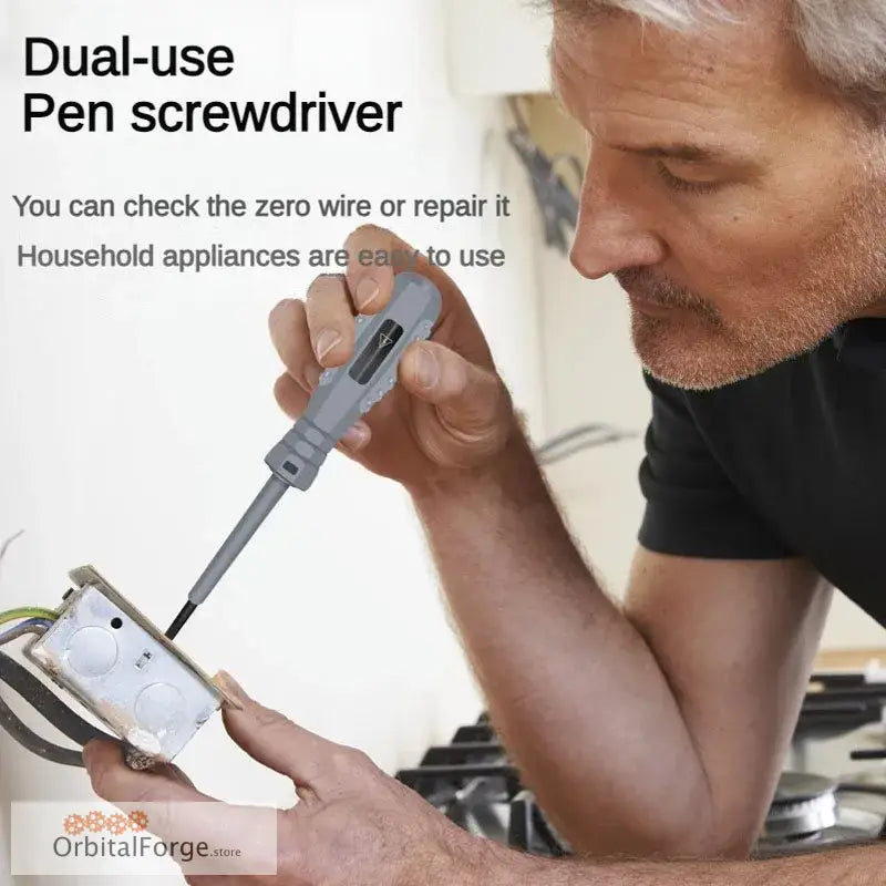 Dual-use pen screwdriver.