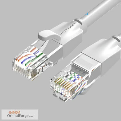 RJ45 Ethernet network cables with exposed terminals for Vention CAT6 Ethernet Cable connectivity